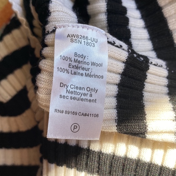 AIM 100% merino wool super soft striped top - Picture 4 of 6